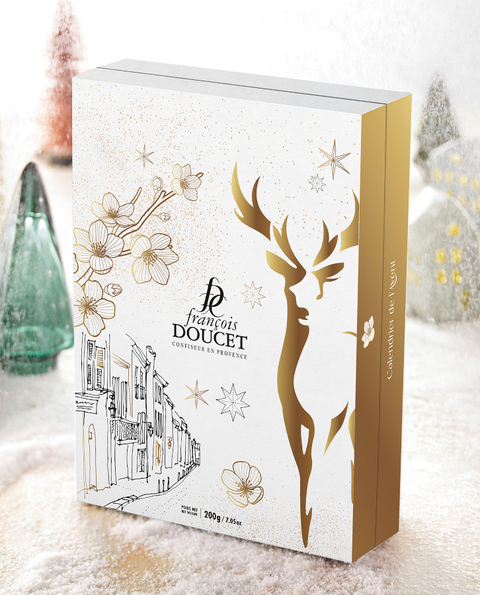 Francois Doucet 2024 Advent Calendar with chocolates and candies