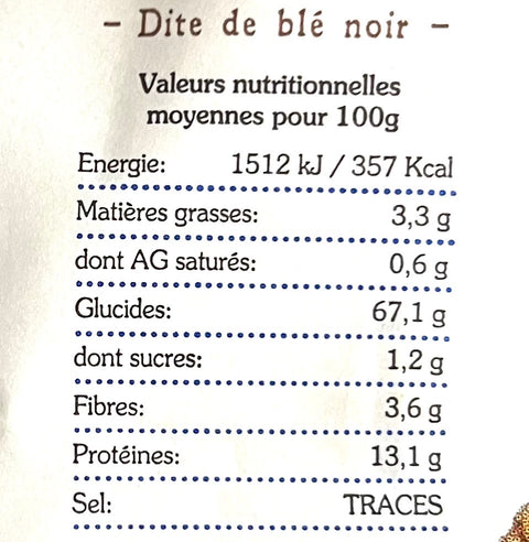 Treblec Buckwheat Flour (French Farine)